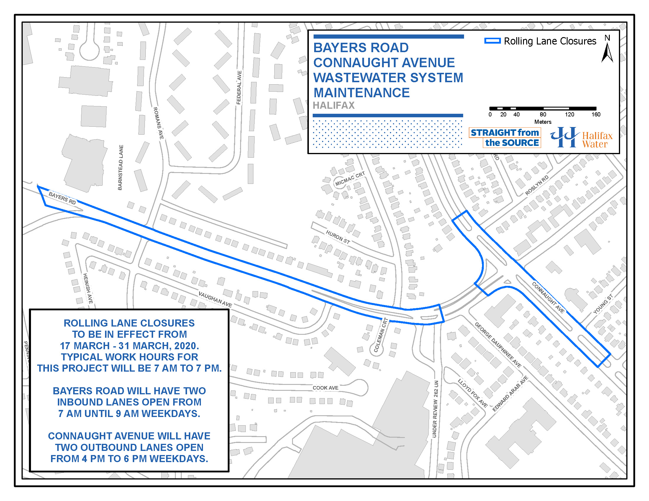 Halifax Water PSA Map - Bayers Road & Connaught Avenue – Wastewater System Maintenance Halifax Water PSA Map - Bayers Road & Connaught Avenue – Wastewater System Maintenance