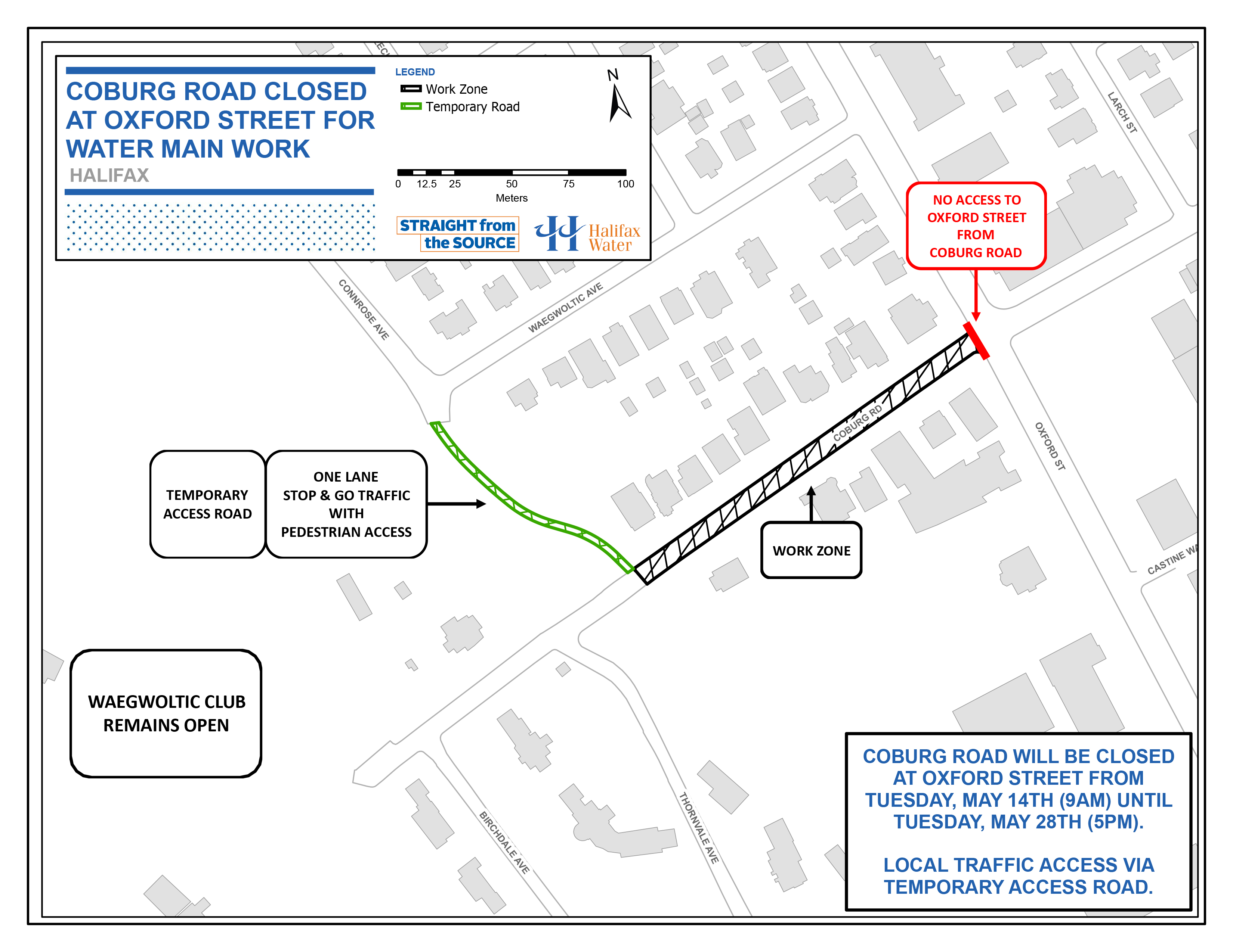 Work zone map Coburg Rd water main work May 10, 2019.jpg Work zone map Coburg Rd water main work May 10, 2019