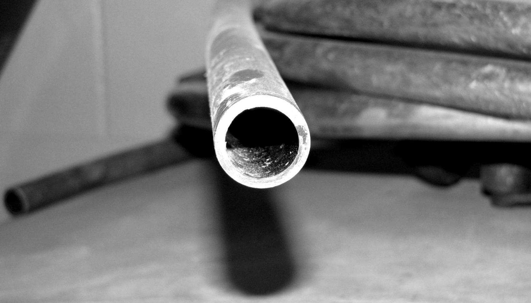 Copper pipe used for typical water laterals.