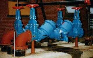 image showing large industrial backflow prevention device