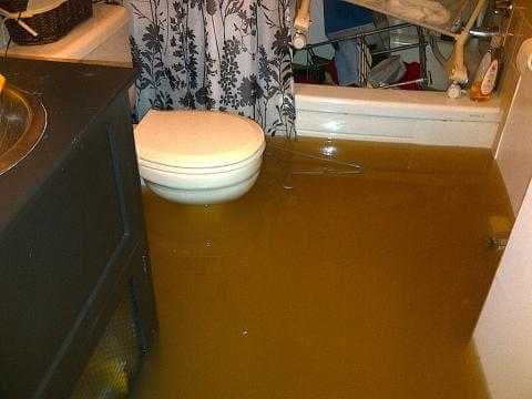 Basement Flooding Sewer Backup, Bathroom Sink Leaking Into Basement