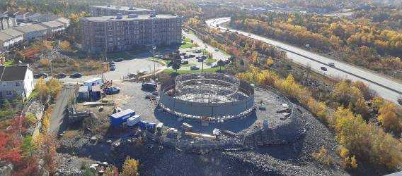 Banner Image - Major Projects - Hemlock Reservoir Construction - October 2020